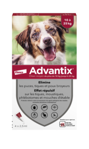 4007221016854 Advantix Chien Moyen 4 Pipettes