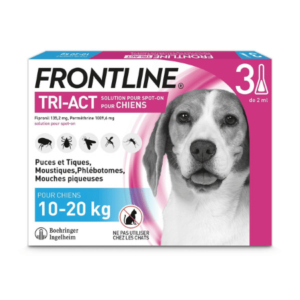 Frontline TriAct Chien Taille M 3 pipettes OK
