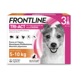 Frontline TriAct Chien Taille S 3 pipettes OK