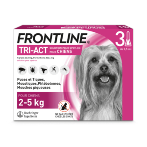 Frontline TriAct Chien Taille XS 3 pipettes OK