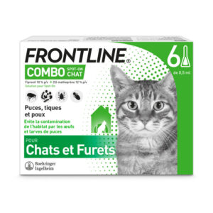 frontline combo chat boite de 6 pipettes