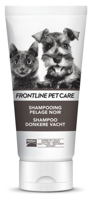 frontline petcare shampooing pelage noir 200ml merial