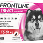 frontline xl tri act antiparasitaire chiens de 40 60kg 3 ou 6 pipettes merial