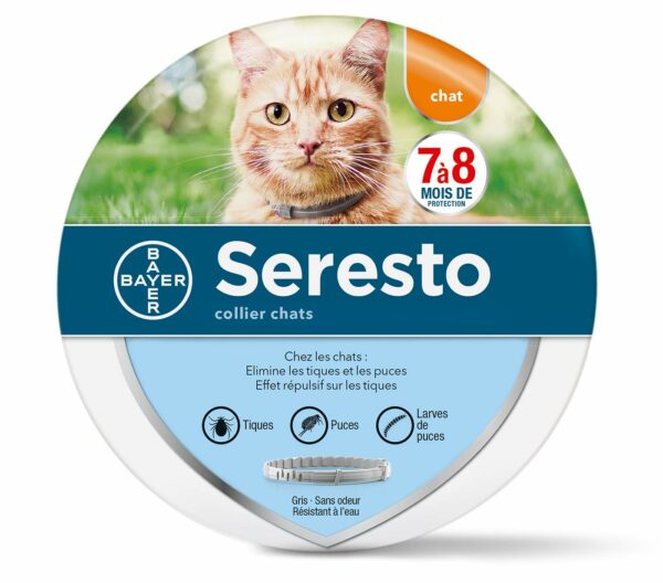 seresto collier anti puces et tiques chat bayer 1