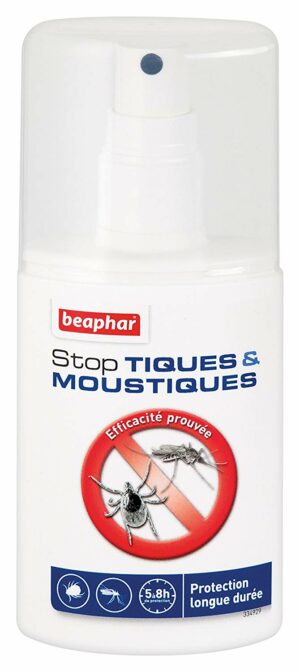 stop tiques et moustiques pour l homme et le chien 125ml beaphar