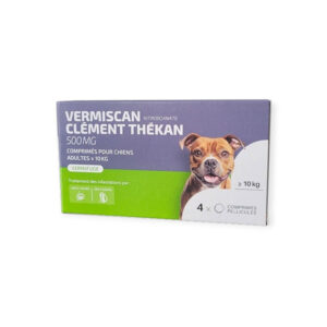 vermiscan chiens 500mg 4 comprimes