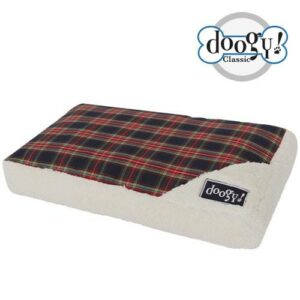 matelas ouatine doogy ecossais bleu