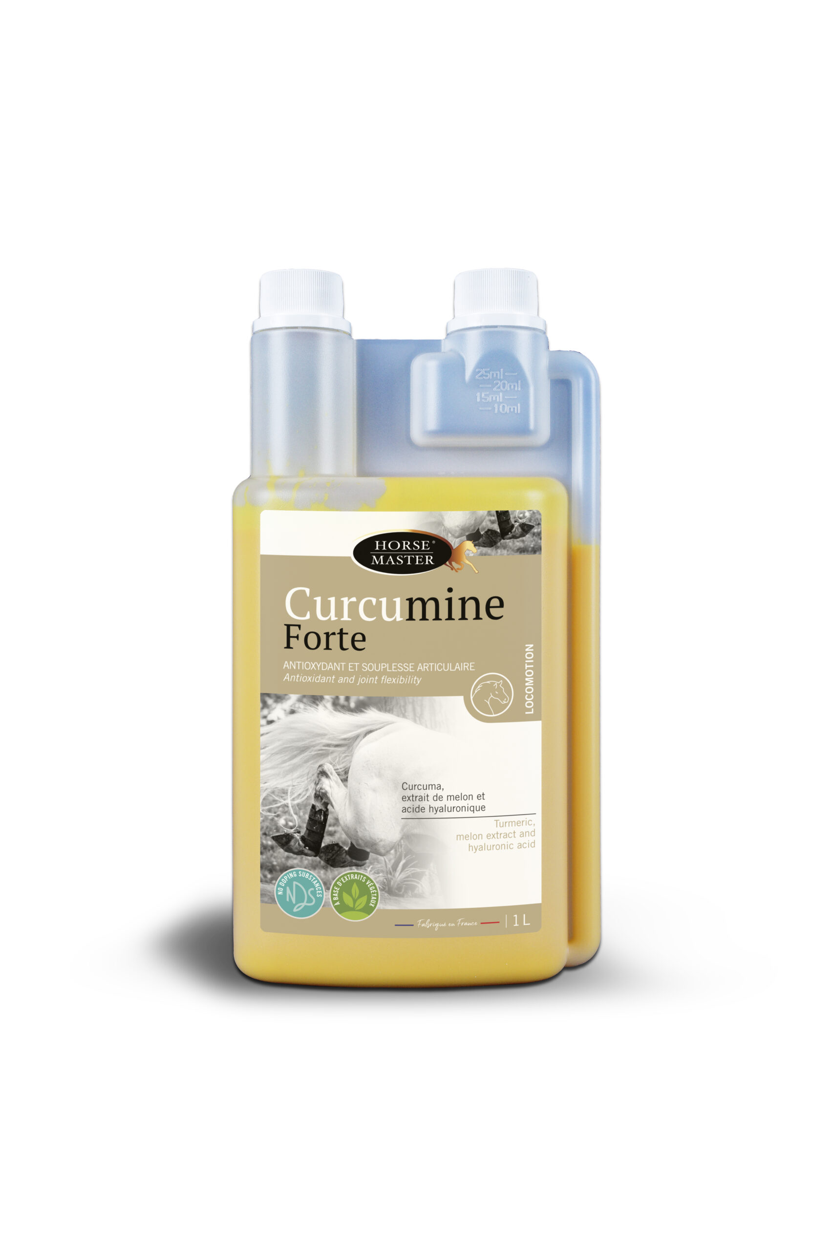 Curcumine Forte - Souplesse articulaire avec apport d'anti-oxydants - HORSE MASTER 2 HM4 CURCUMINE FORTE 1L