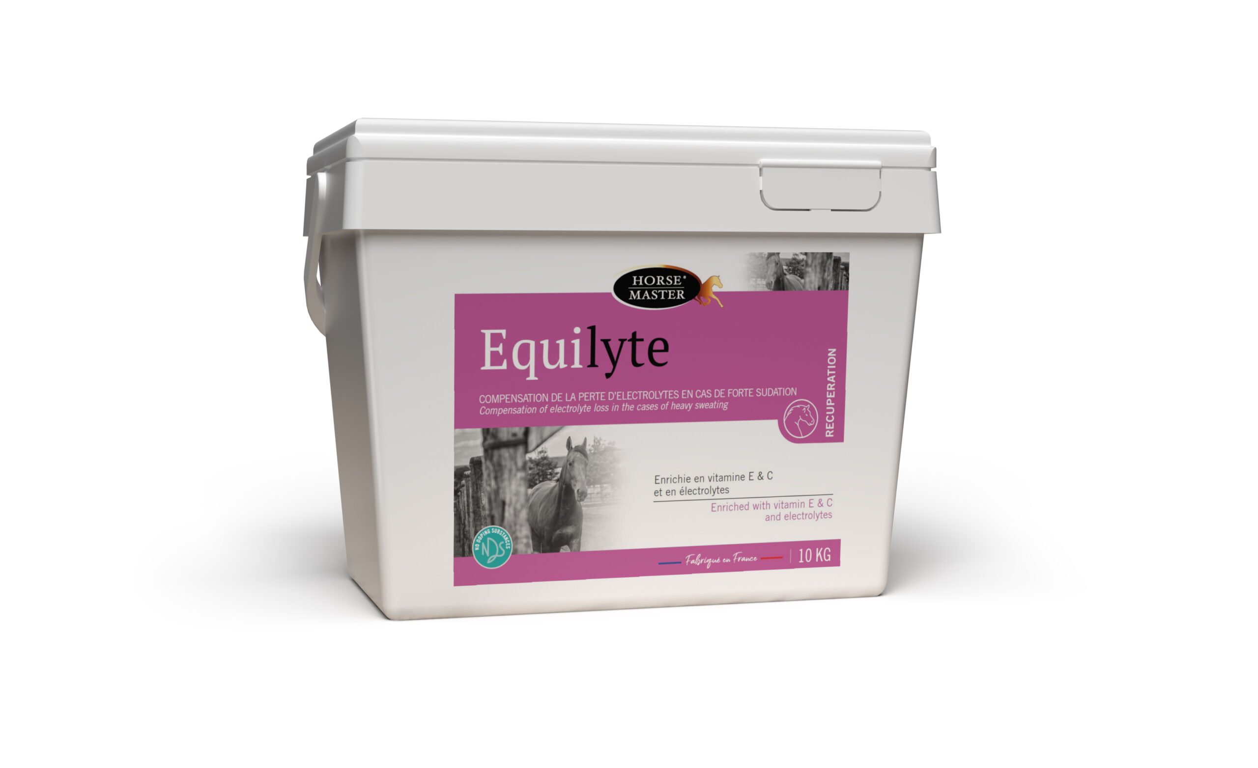 EQUILYTE - Electrolytes et antioxydants - HORSE MASTER 2 HM4 EQUILYTE 10KG HD