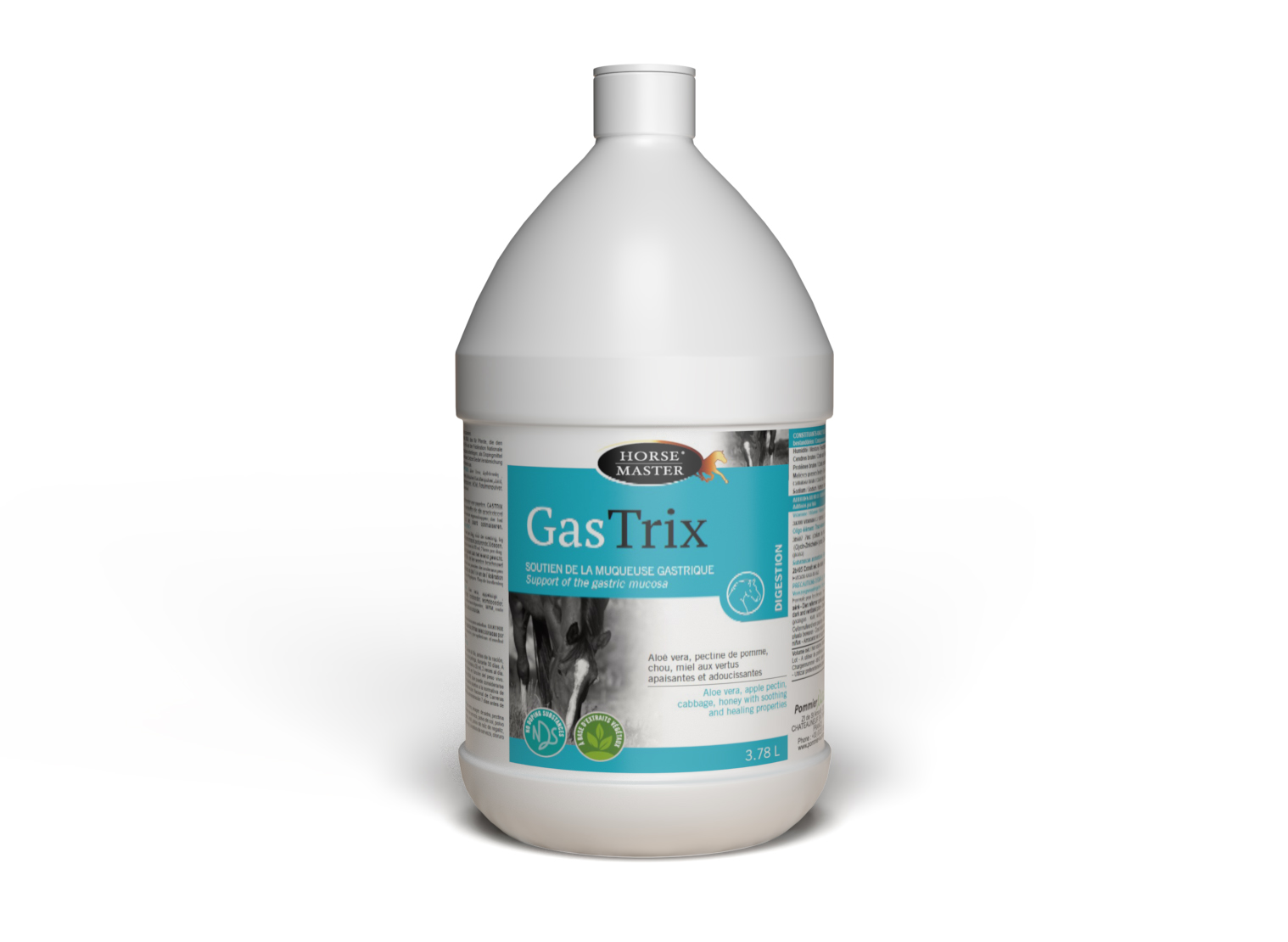 GASTRIX - Soutien de la muqueuse gastrique - HORSE MASTER 2 HM4 GASTRIX 3.78L HD