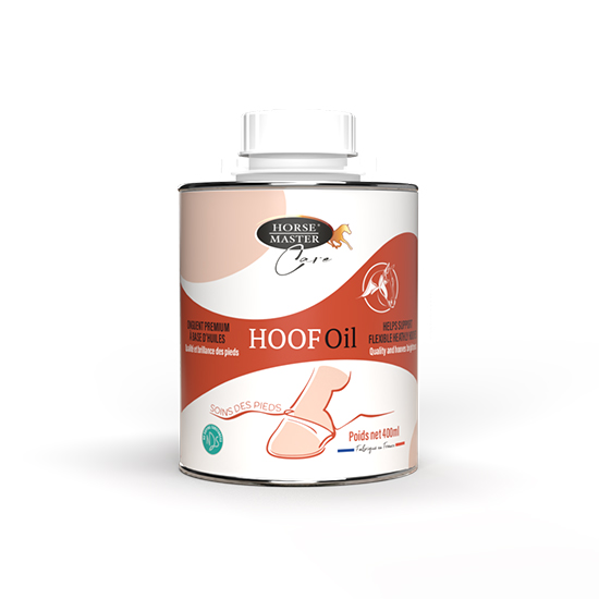 HOOF OIL - Onguent premium à base d'huile, qualité et brillance des sabots - HORSE MASTER 1 HM4 HOOF OIL 400ML WEB