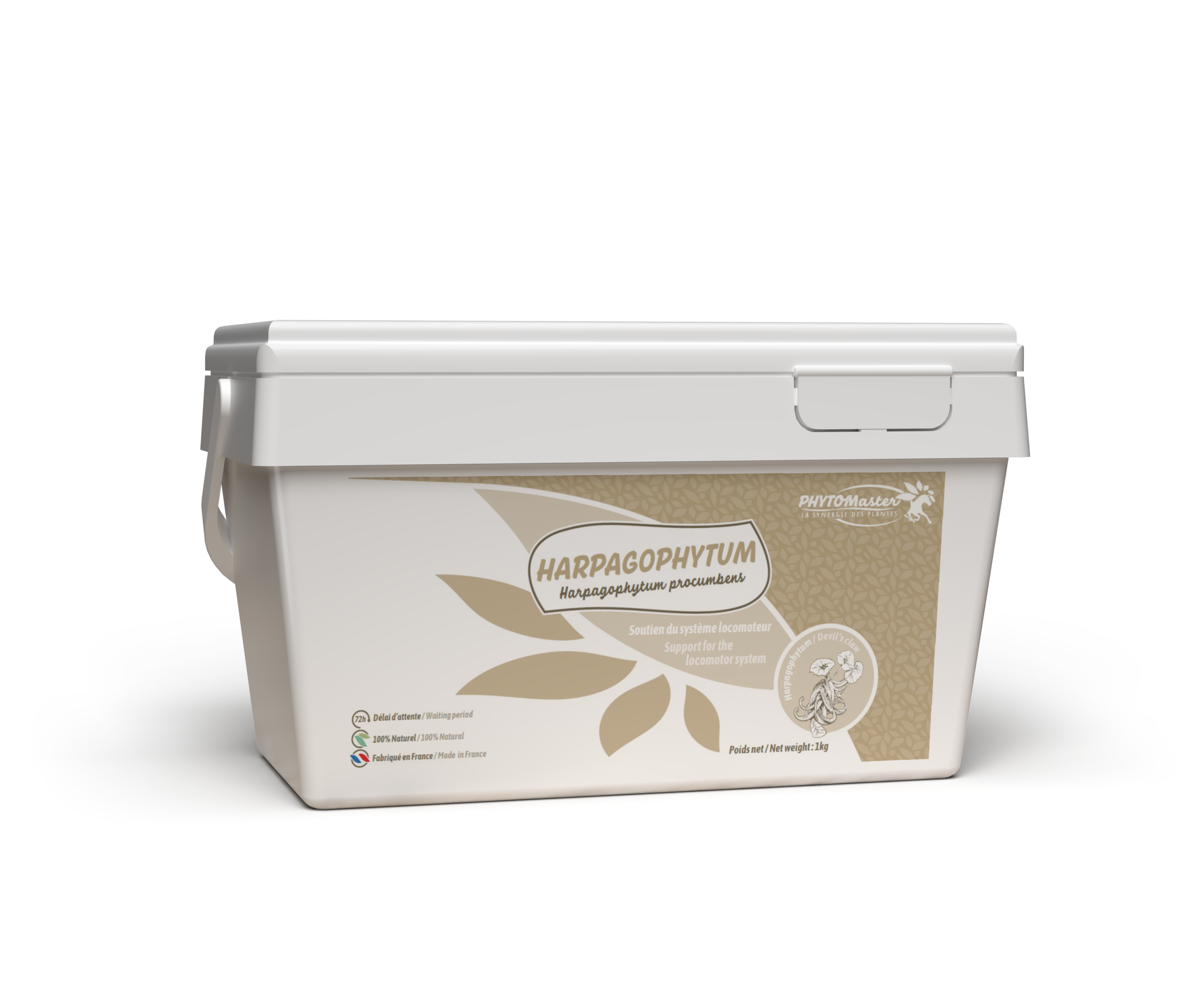 HARPAGOPHYTUM PUR - Souplesse articulaire - HORSE MASTER 2 PH2 PHYTO HARPAGOPHYTUM 1KG