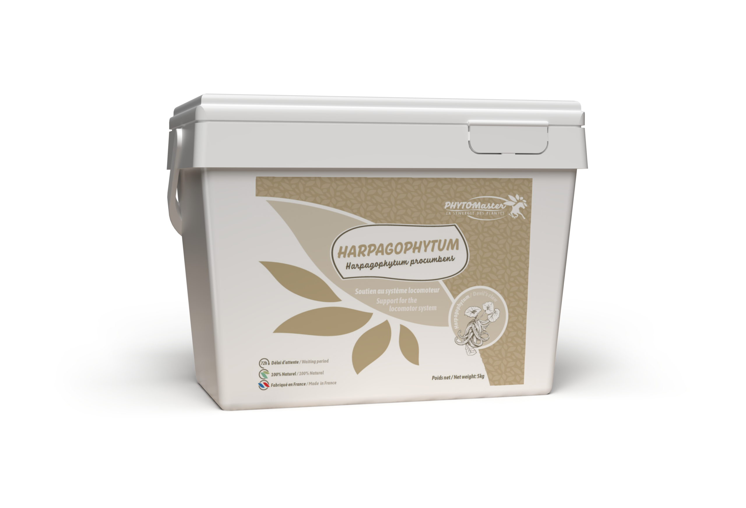 HARPAGOPHYTUM PUR - Souplesse articulaire - HORSE MASTER 1 PH2 PHYTO HARPAGOPHYTUM 5KG