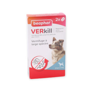 beaphar verkill chien plus de 5kg boite de 2 comprimes (1)