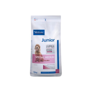 virbac hpm special chien junior moyenne race croquettes 12kg