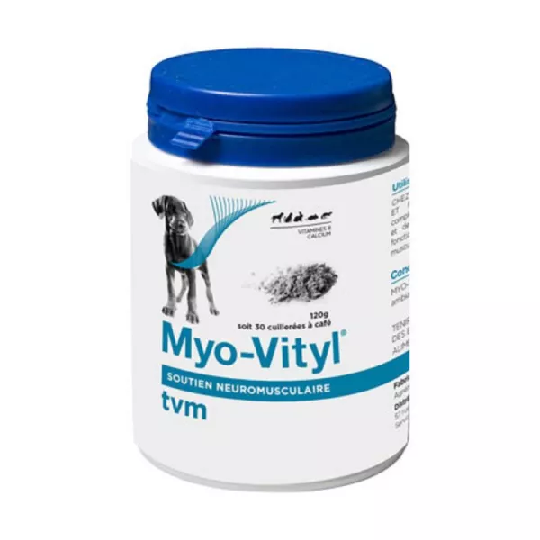 MYO-VITIL - Soutien Neuro-musculaire , Poudre Orale 120g- TVM 1 3700454504952 myo vitil poudre orale 120g soutien neuro musculaire