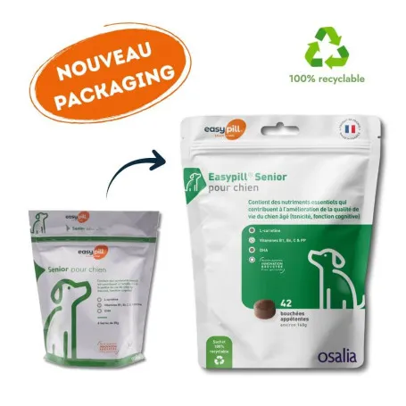 Easypill Senior – Bien être et vitalité du chien - OSALIA 3 easypill chien senior