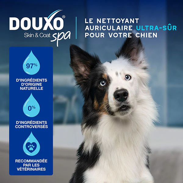 Douxo SPA -Nettoyant auriculaire , 120 ml - CEVA 2 B0F4Y4CKQK FR DouxoSpa EarCleaner Dewaxing ATF PT03