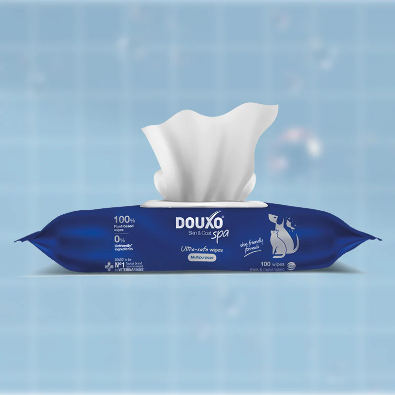 Douxo SPA lingettes multi-usage,boite de 100 - CEVA 1 douxo spa lingettes
